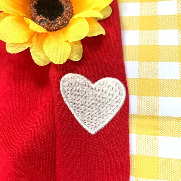 Parke Valentine’s Day Limited College Fit Pullover Sweatshirt Red Cozy👚👚 - Picture 6 of 7